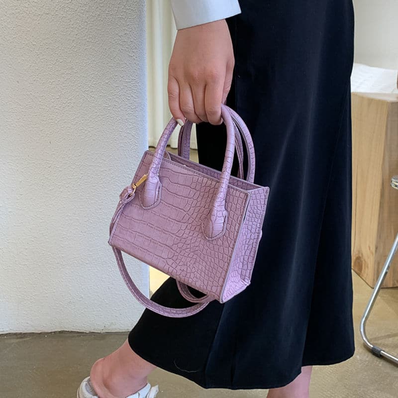 Crocodile Pattern Bag for Women