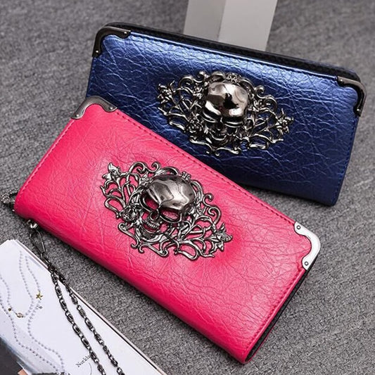 Lace Skull Wallet