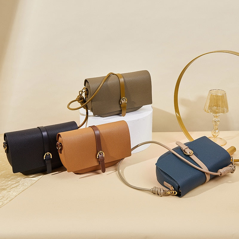 Cairo Vintage Saddle Shoulder Bags - 4 Colors