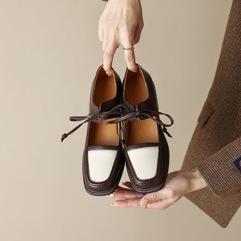 Greta Laced Retro Loafers - 2 Colors