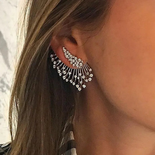 Alissa Firework Cubic Zirconia Earrings