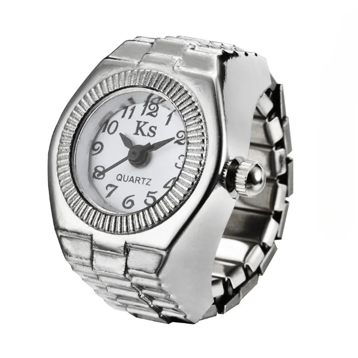 Retro Elastic Stretchy Quartz Watch Rings