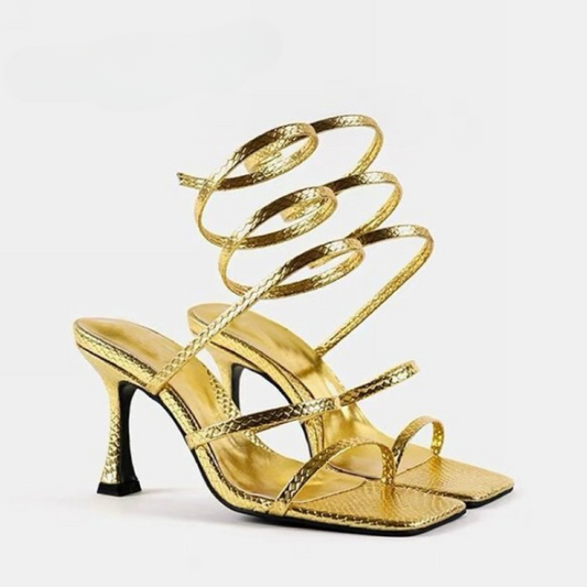 Katniss Wrap Around Gladiator Sandals - 3 Colors
