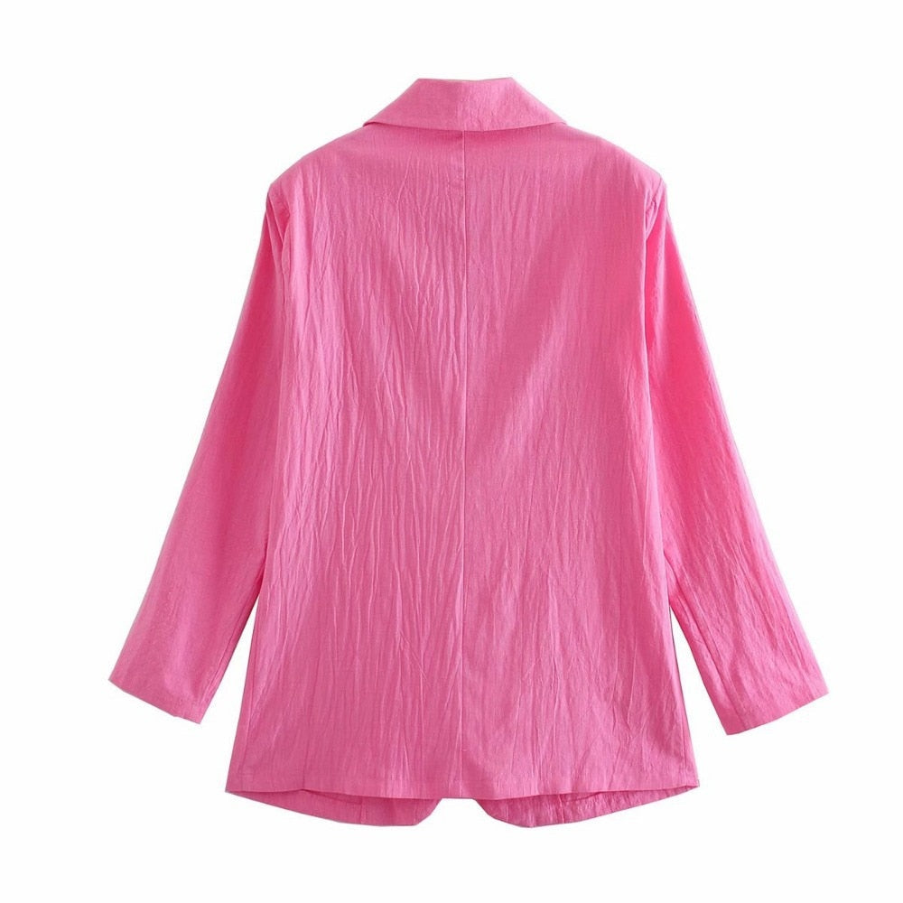 Linsey Oversized Pink Blazer - 2 Colors