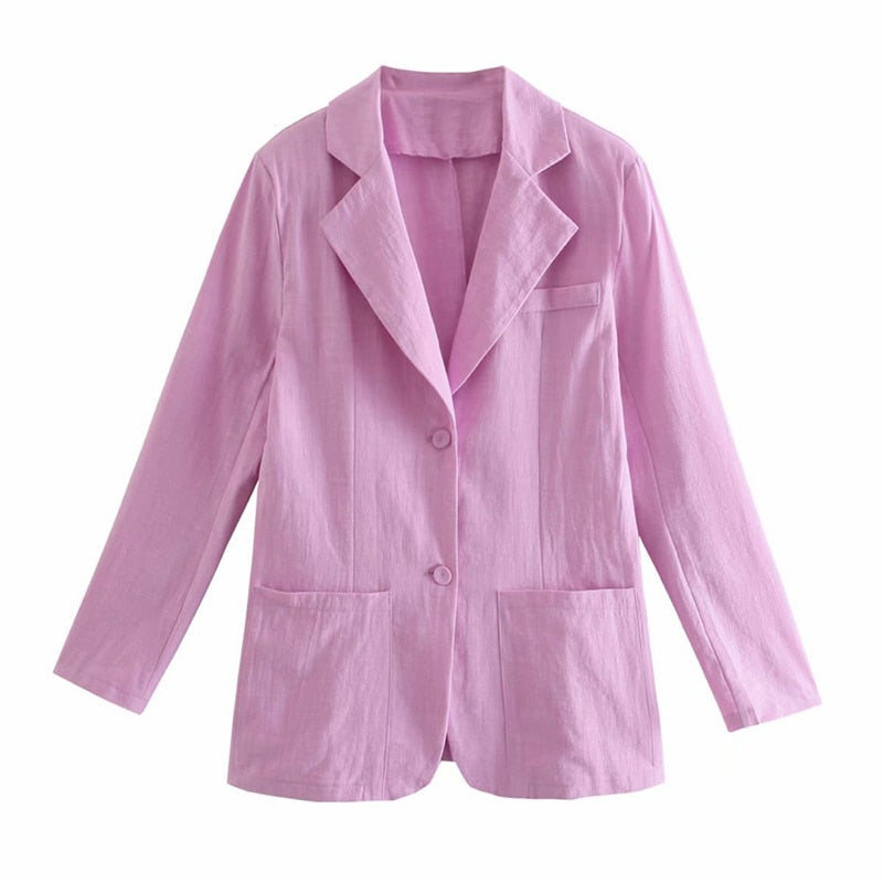 Linsey Oversized Pink Blazer - 2 Colors