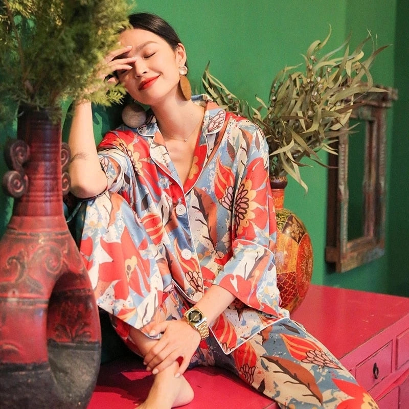 Luella Satin Pajama sets - 5 Styles