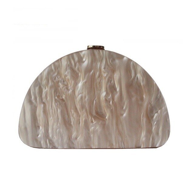 Acrylic Clutch Women Evening Bag Leopard Printing