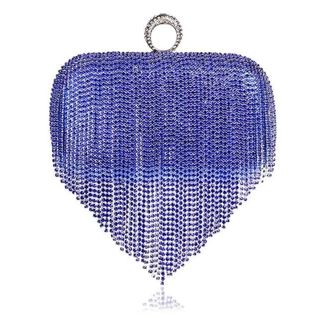 Clutch Bags for Wedding Tassel Diamond Clutch