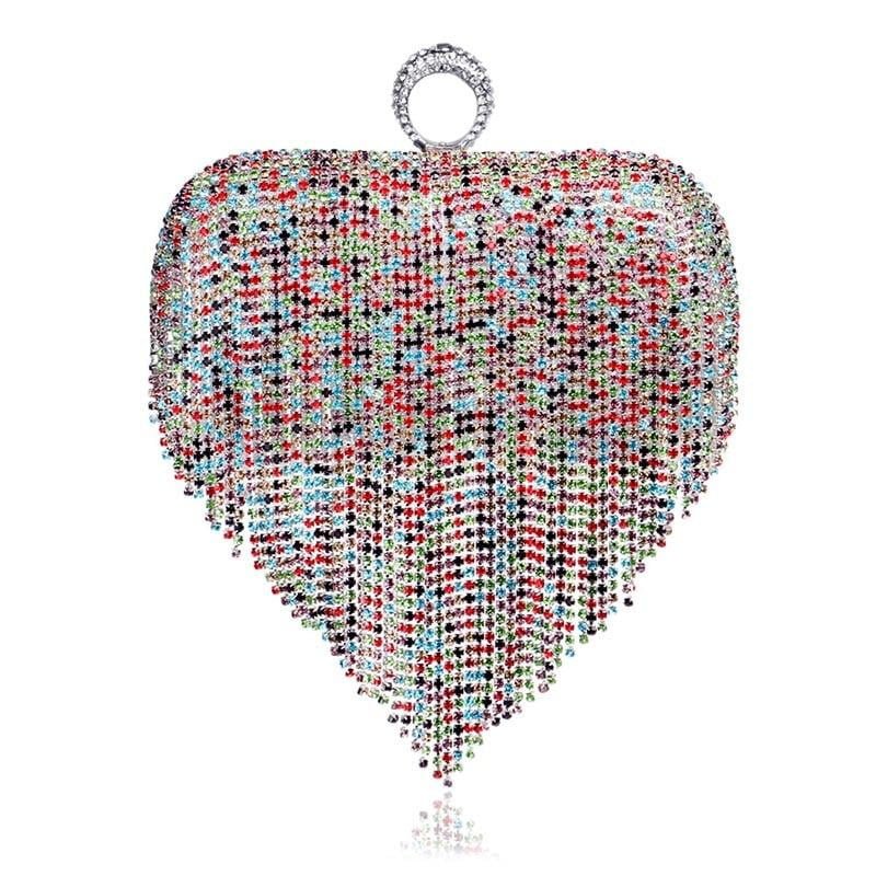 Clutch Bags for Wedding Tassel Diamond Clutch