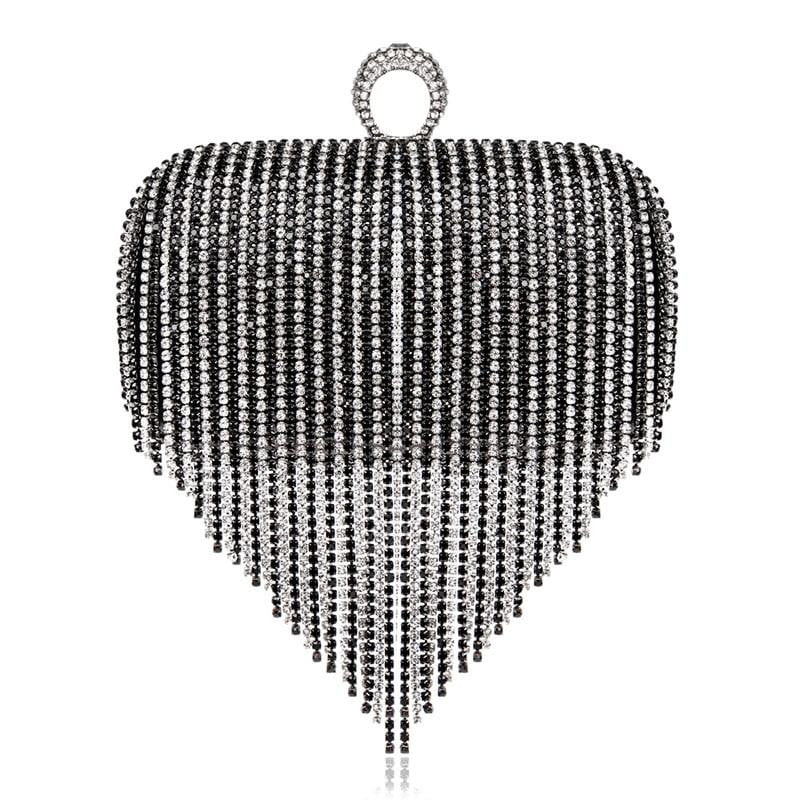 Clutch Bags for Wedding Tassel Diamond Clutch