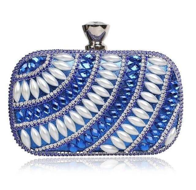 Beaded Evening Clutches Pearl Diamonds Handbags