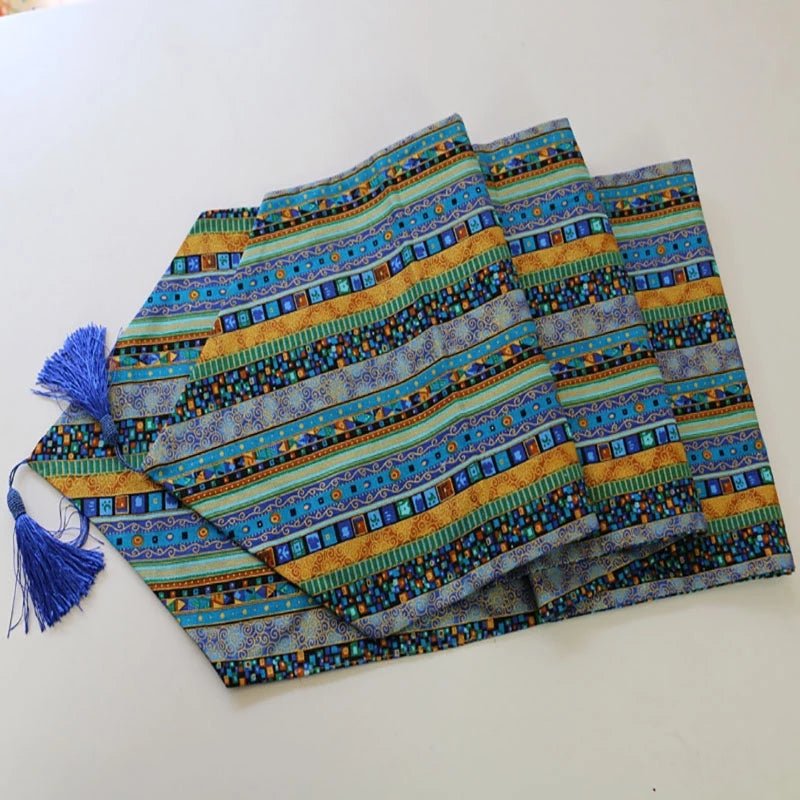 Boho Tassels Table Runner Dining Home Decoration Table Cover