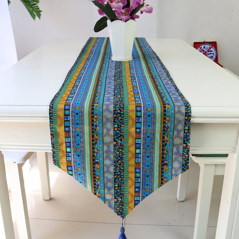 Boho Tassels Table Runner Dining Home Decoration Table Cover