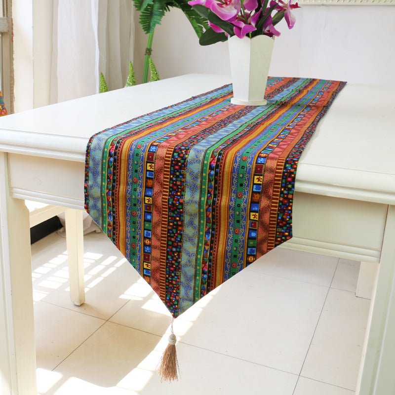 Boho Tassels Table Runner Dining Home Decoration Table Cover