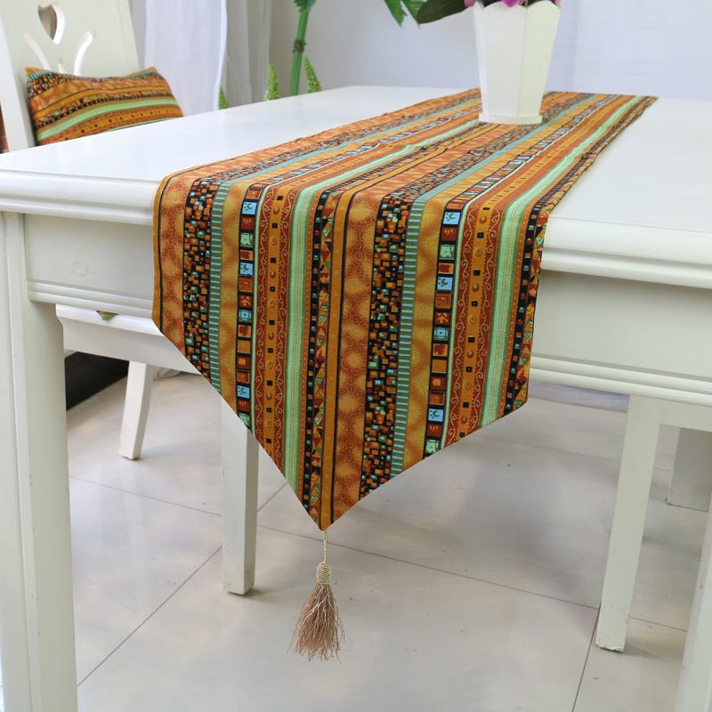 Boho Tassels Table Runner Dining Home Decoration Table Cover