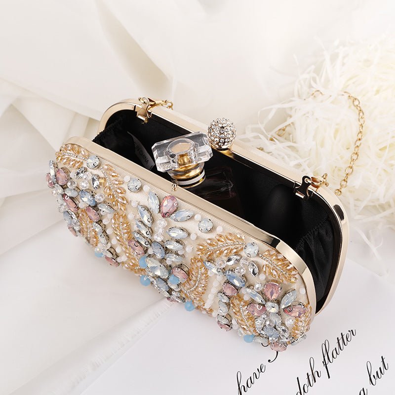 Crystal Clutch Bag for Wedding Party Rhinestone Handbag