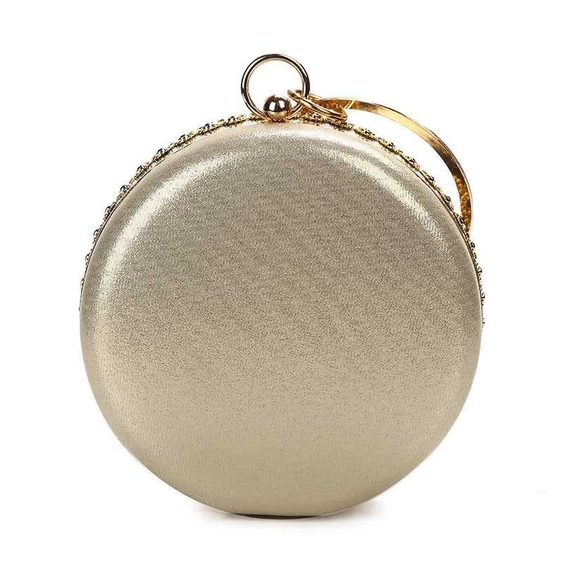 Crystal Clutch Bag Evening Purse and Diamond Wedding Bridal Shoulder Bag