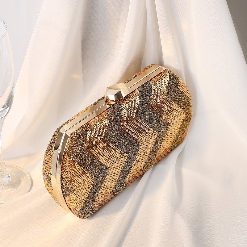Evening Clutch Bag Sequin Mini Ladies Handbag Wedding Party Purse