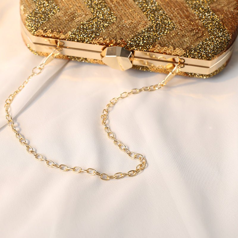 Evening Clutch Bag Sequin Mini Ladies Handbag Wedding Party Purse
