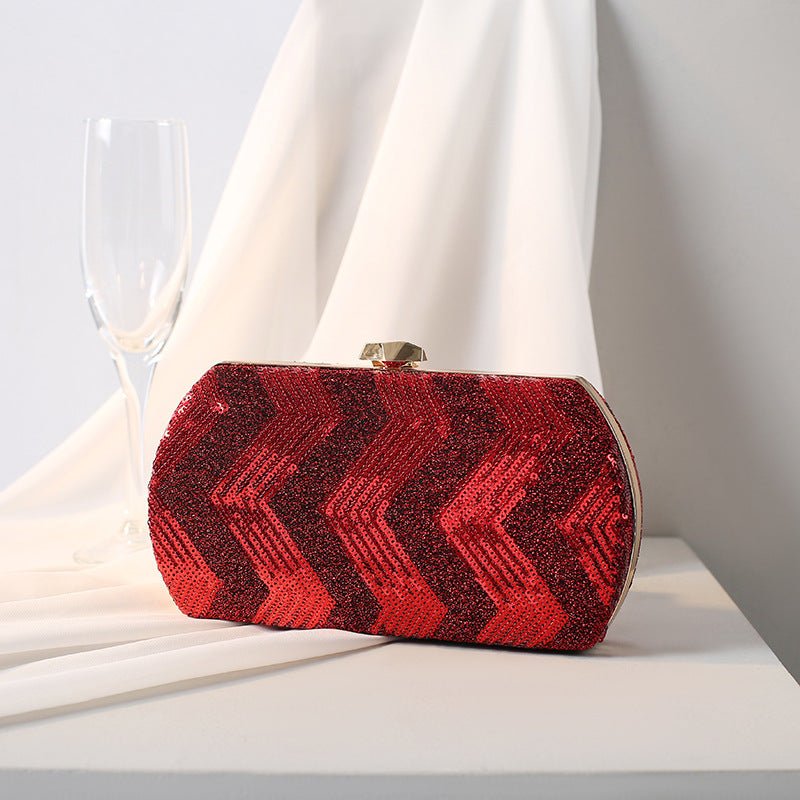 Evening Clutch Bag Sequin Mini Ladies Handbag Wedding Party Purse