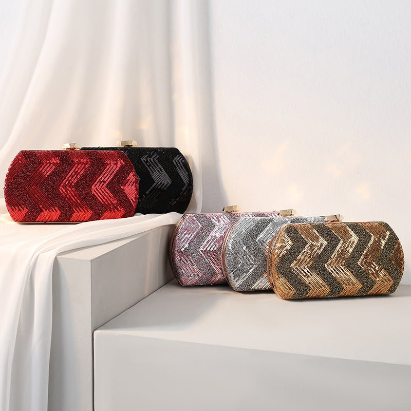 Evening Clutch Bag Sequin Mini Ladies Handbag Wedding Party Purse