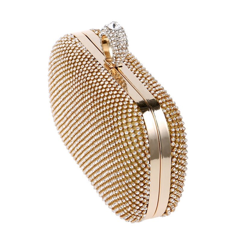 Evening Clutch Bags Diamond With Chain