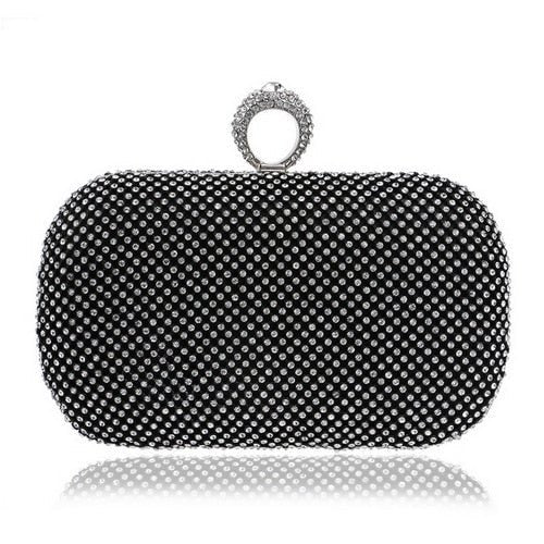 Evening Clutch Bags Diamond With Chain