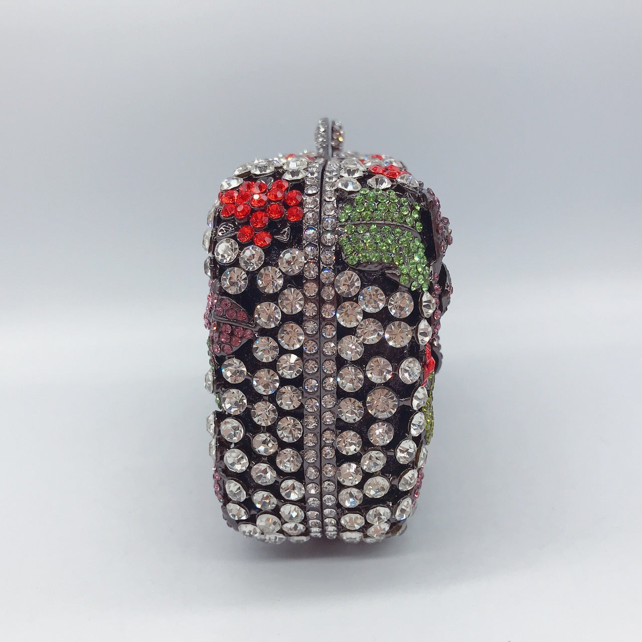 Floral Crystal Clutch Purse for Wedding Guest