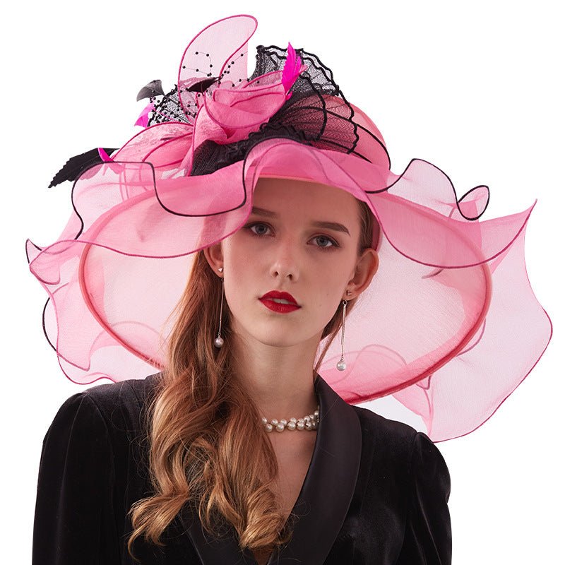 Flower Summer Ladies Elegant Derby Hats