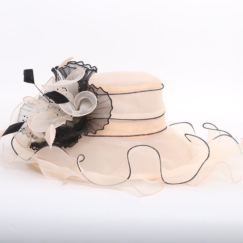 Flower Summer Ladies Elegant Derby Hats