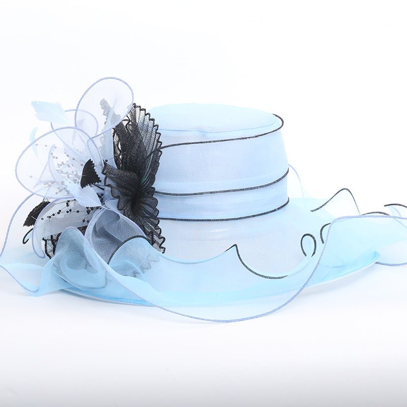 Flower Summer Ladies Elegant Derby Hats