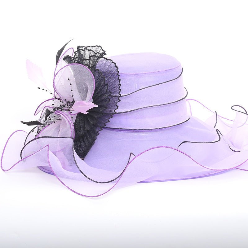 Flower Summer Ladies Elegant Derby Hats