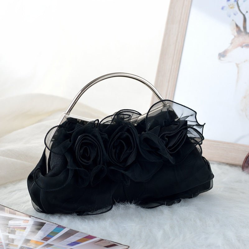 Handbags Pouch for Wedding Elegant Bridal Flower Evening Clutch Bag