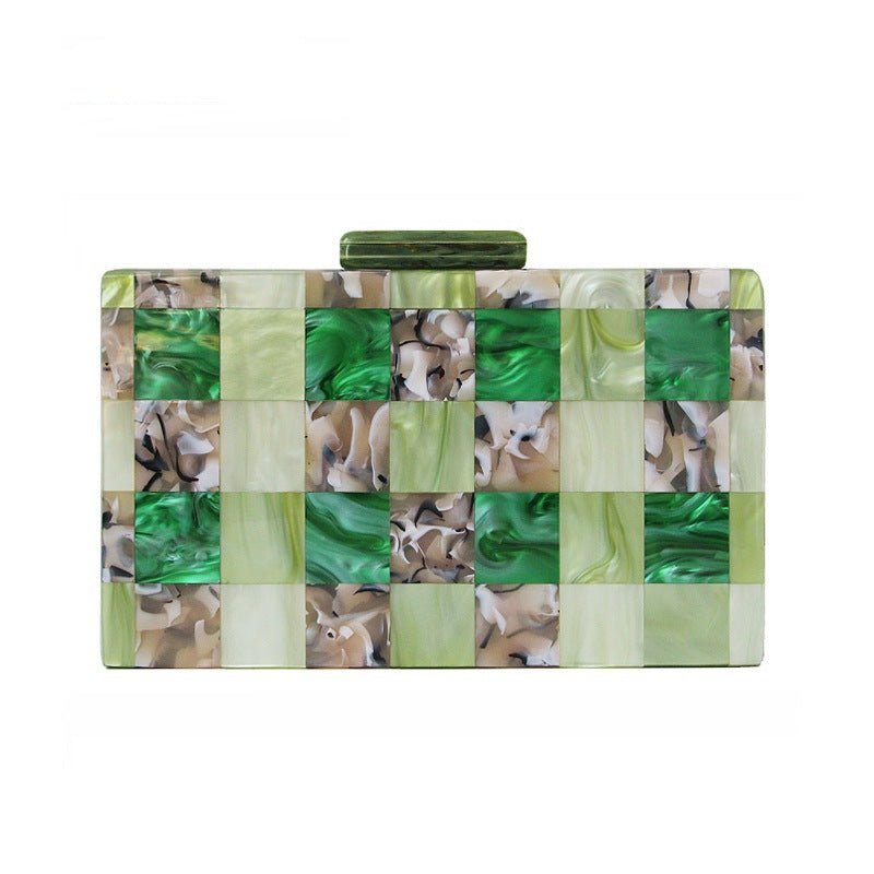 Handmade Acrylic Clutch Bag for Lady Evening Party Shoulder Handbags