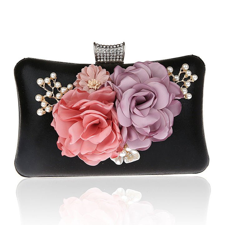 High Quality Flowers Evening Clutch Purse Wedding Bags