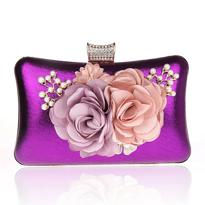 High Quality Flowers Evening Clutch Purse Wedding Bags