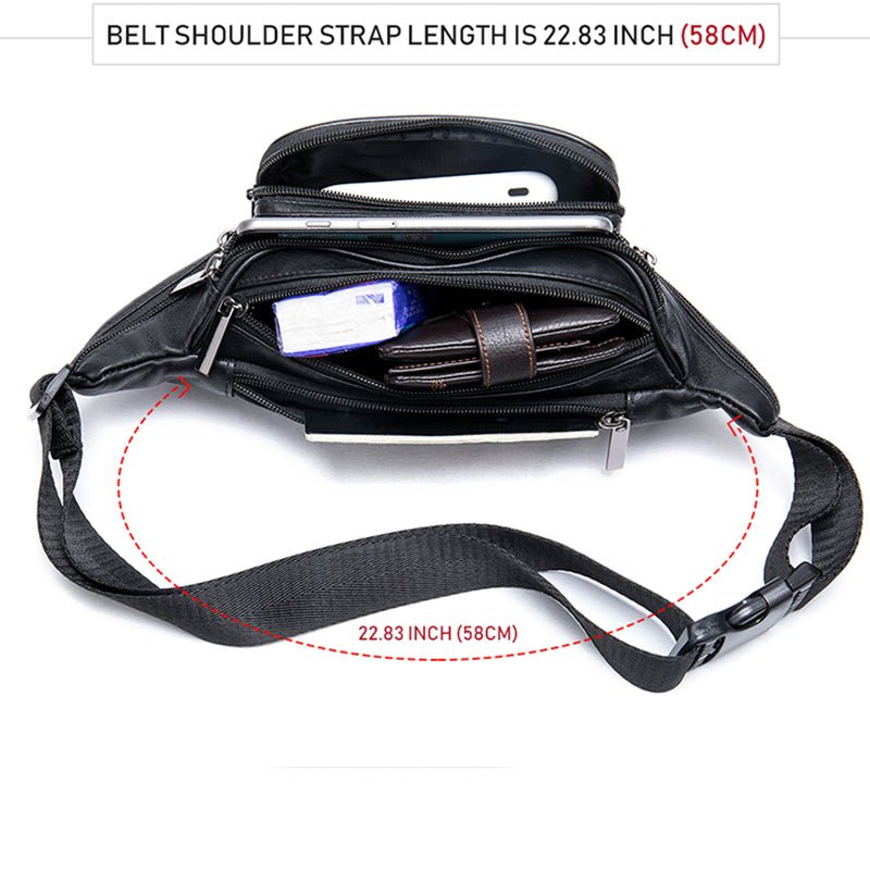 High-Quality Genuine Leather Fanny Pack For Women