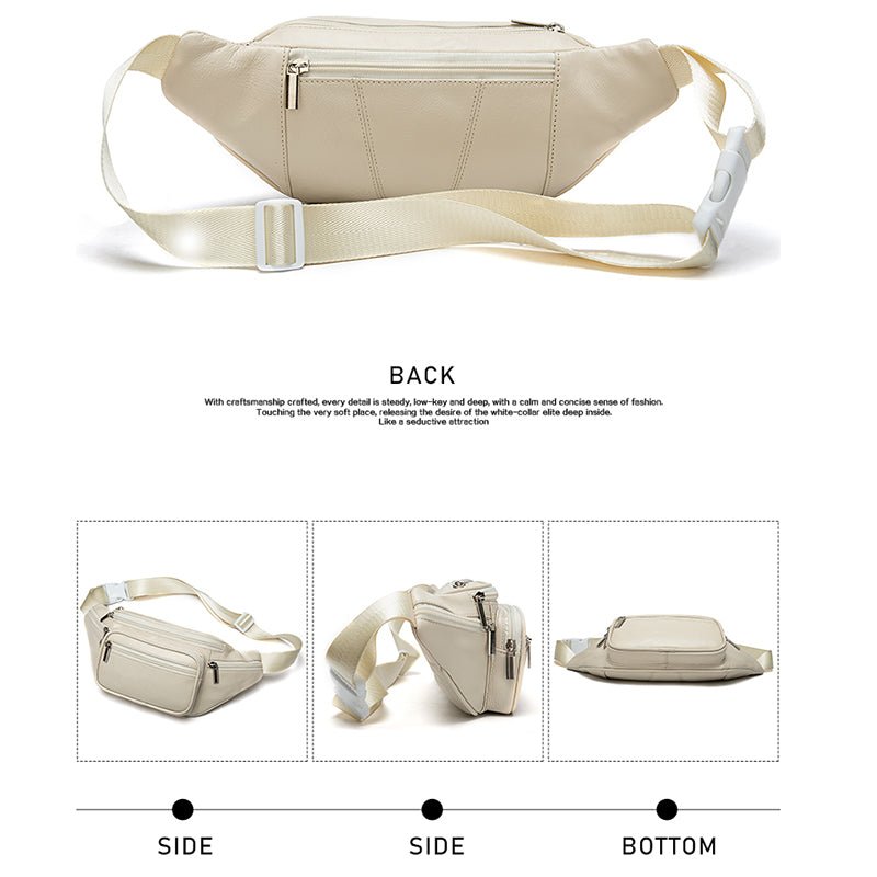 High-Quality Genuine Leather Fanny Pack For Women