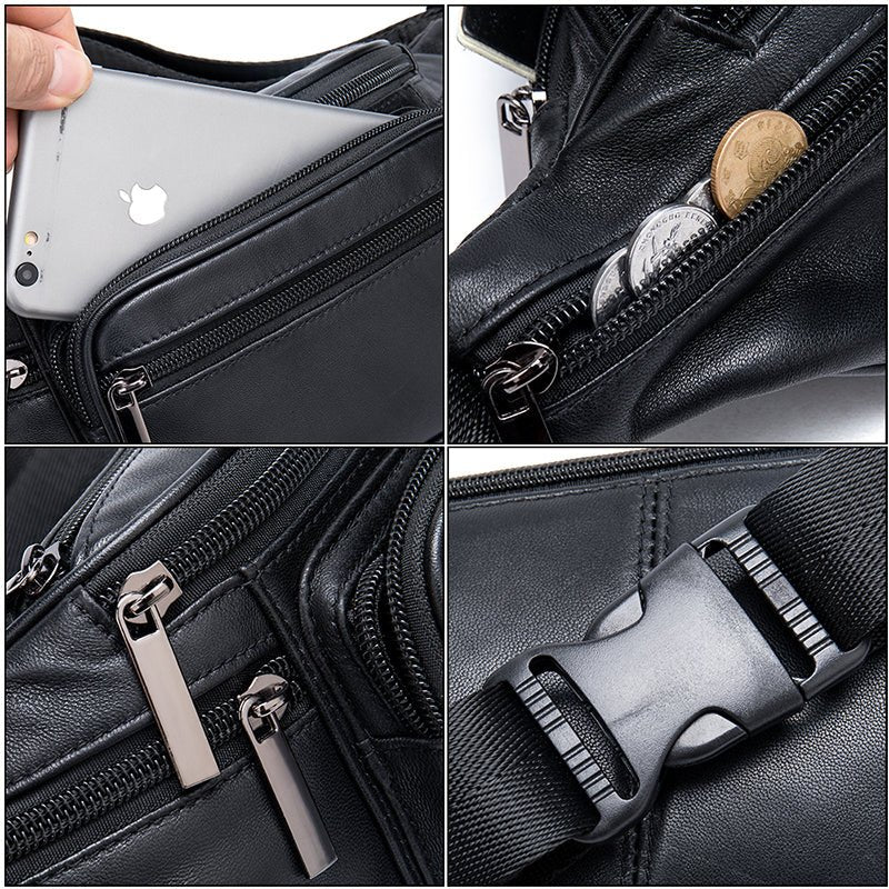 High-Quality Genuine Leather Fanny Pack For Women