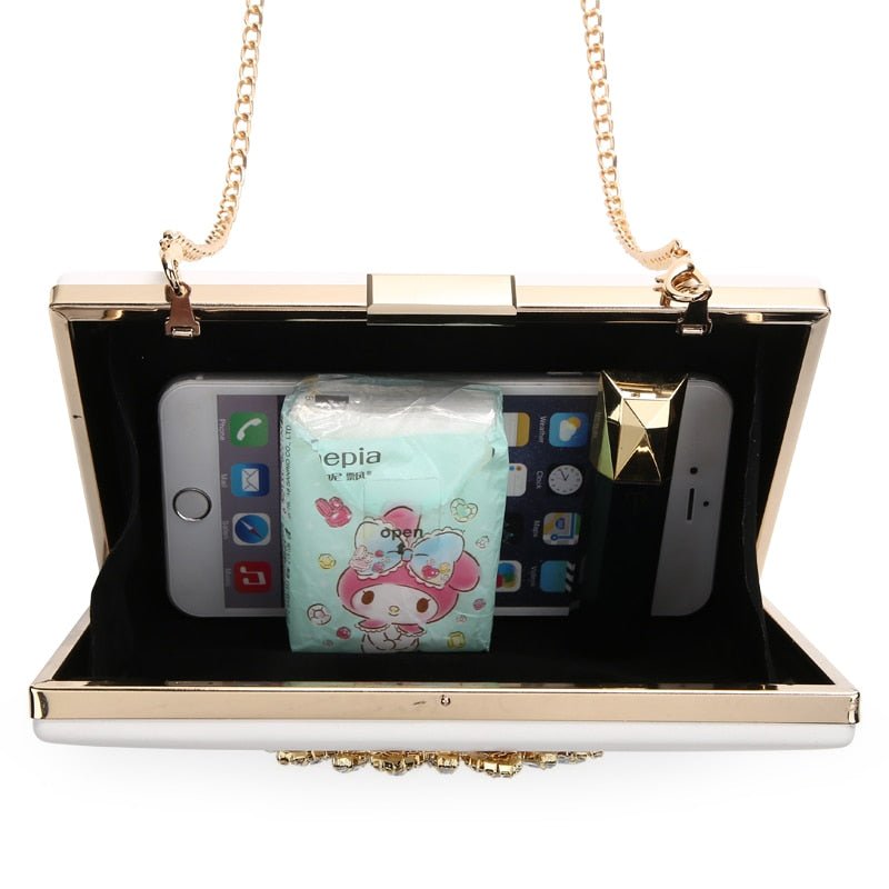 Ladies Clutch Purses Crystal Crossbody Bags