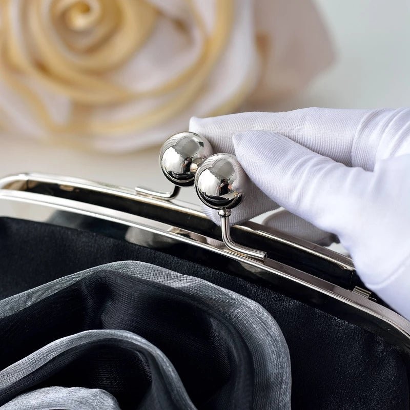 Ladies Flower Clutch Bag Women Elegant Evening Party Small Bridal Purse