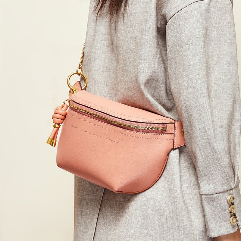 Leather Crossbody Fanny Pack Belt Bags For Women