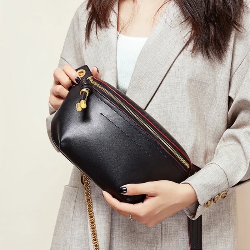 Leather Crossbody Fanny Pack Belt Bags For Women