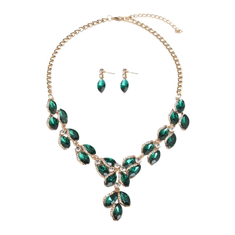 Pendant Crystal Wedding Jewelry Sets