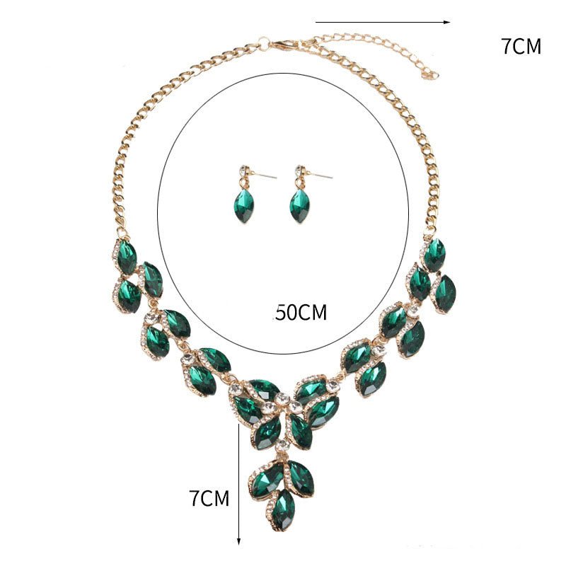Pendant Crystal Wedding Jewelry Sets