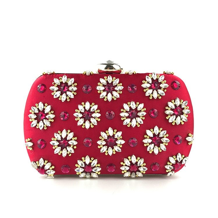 Rhinestone Evening Bags Luxury Beaded Wedding Clutches