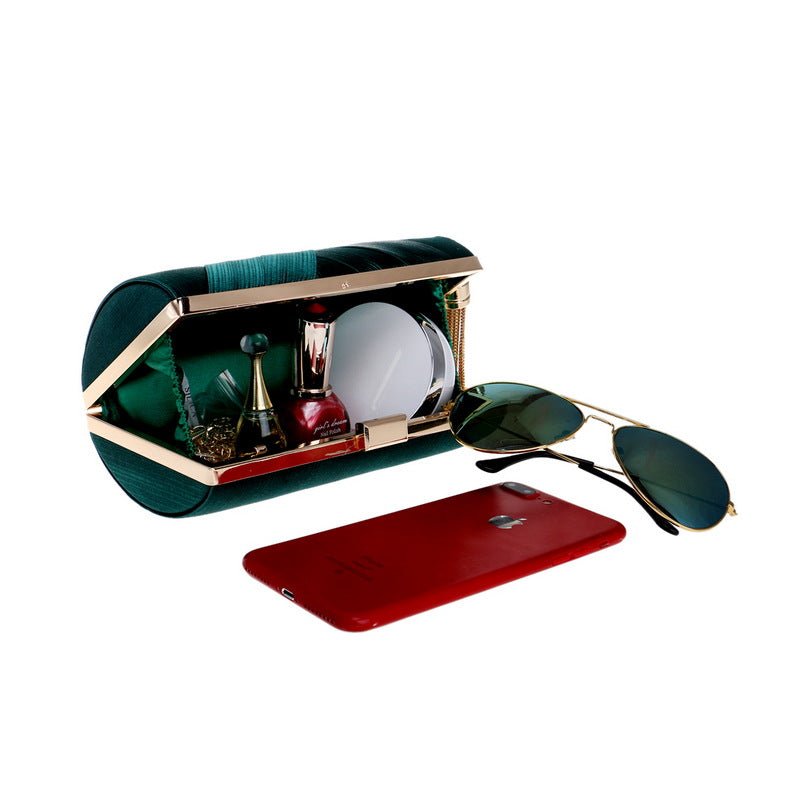Silk Evening Bag Shinny Clutch