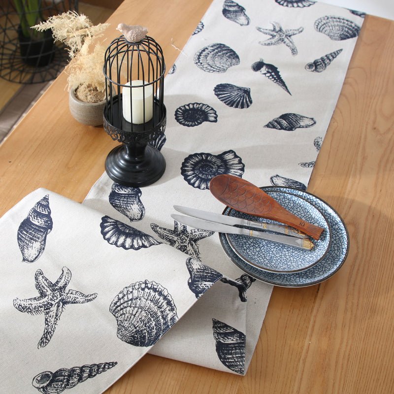 Summer Table Runner Long Table Cover Beach Dinner Party Tabelcloth