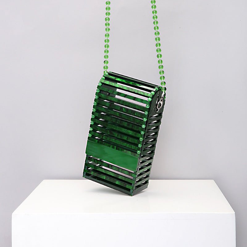 Summer Simple Acrylic Cutout Purse