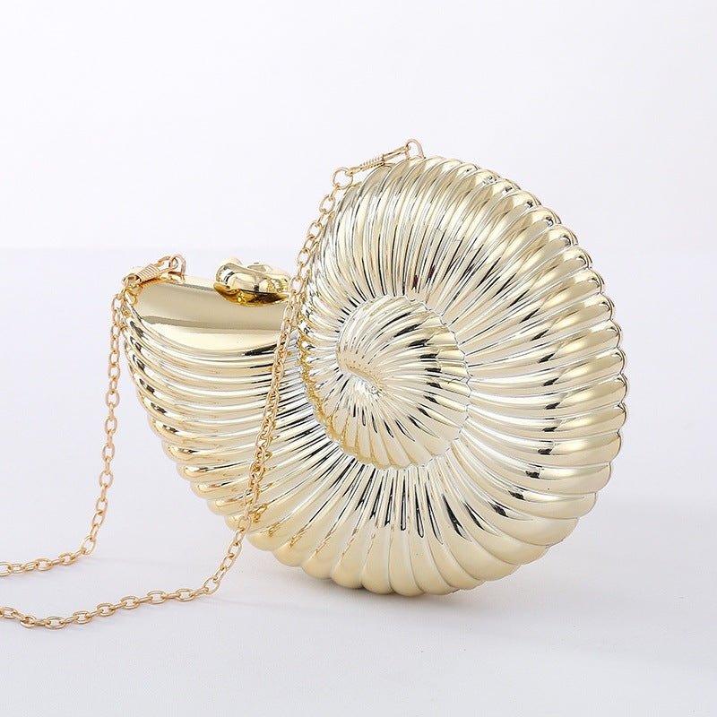 Unique Design Conch Acrylic Clutch Purse